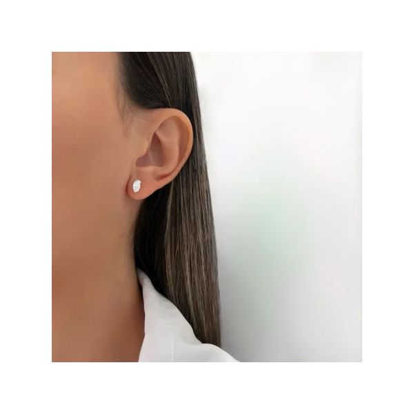 BRINCO NAVETE M ZIRCÔNIA CRISTAL PRATA - My Prata Joias