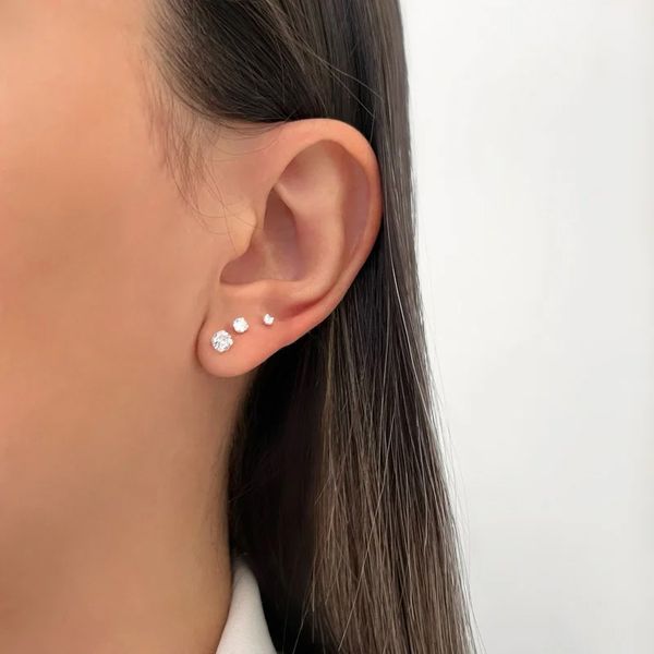 BRINCO TRIO ZIRCÔNIA CRISTAL PRATA 925 - My Prata Joias