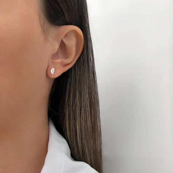 BRINCO NAVETE P ZIRCÔNIA CRISTAL PRATA 925 - My Prata Joias