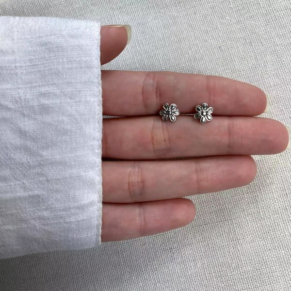 BRINCO FLOR INDIANO PRATA 925 - My Prata Joias