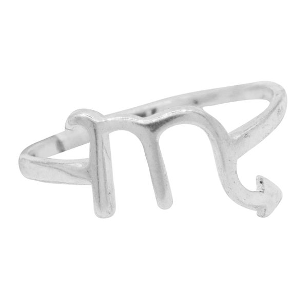 ANEL SIGNO ESCORPIÃO PRATA 925 - My Prata Joias