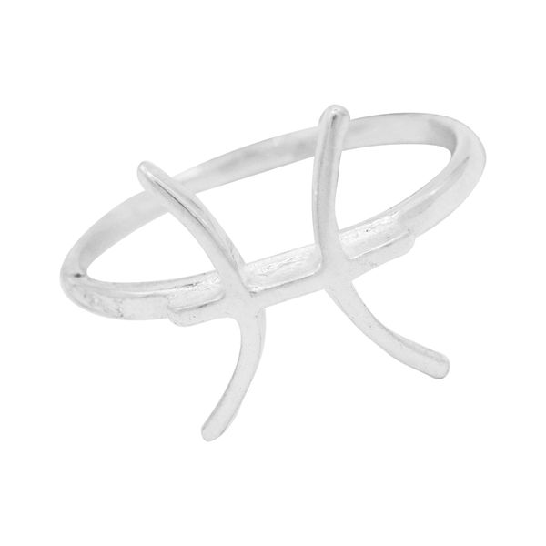 ANEL SIGNO PEIXES PRATA 925 - My Prata Joias