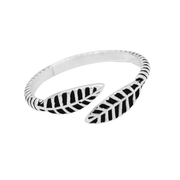 ANEL PENA ENVELHECIDO PRATA 925 - My Prata Joias