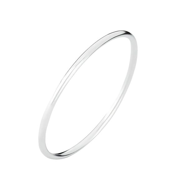 ANEL ARO LISO PRATA 925 - My Prata Joias