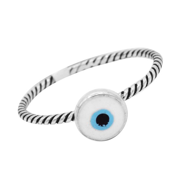 ANEL INDIANO OLHO GREGO PRATA 925 - My Prata Joias