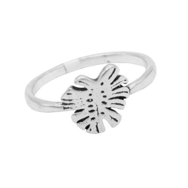 ANEL FOLHA INDIANA COSTELA DE ADÃO PRATA 925 - My Prata Joias