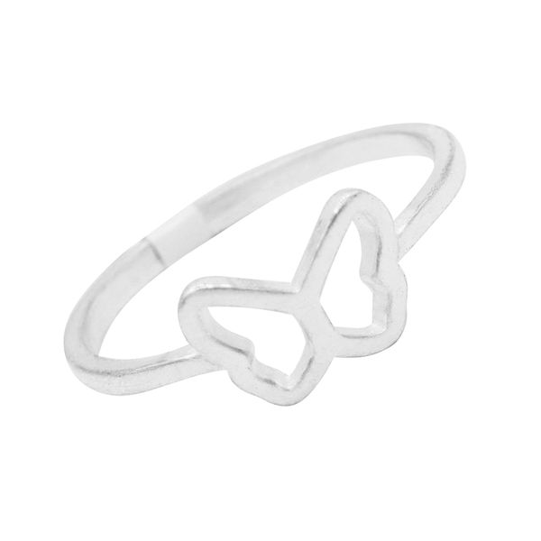 ANEL BORBOLETA VAZADO PRATA 925 - My Prata Joias