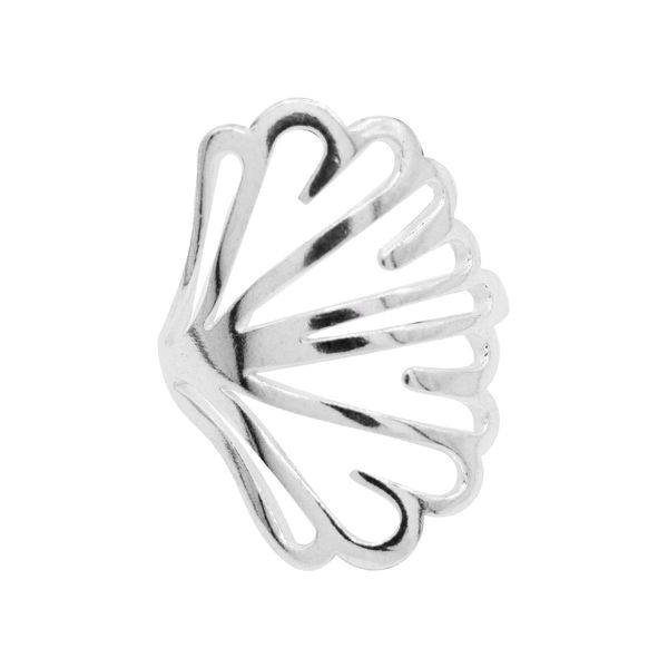 ANEL CONCHA PRATA 925 - My Prata Joias