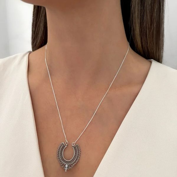 GARGANTILHA INDIANA PRATA 925 - My Prata Joias