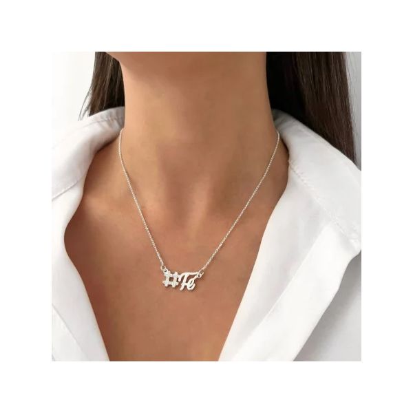 GARGANTILHA HASHTAG FÉ ZIRCÔNIA CRISTAL ELO PORTUG... - My Prata Joias