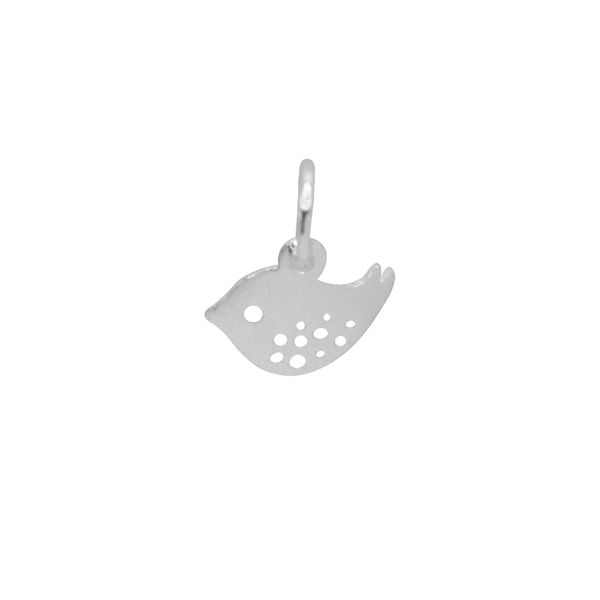 PINGENTE PÁSSARO PEQUENO PRATA 925 - My Prata Joias