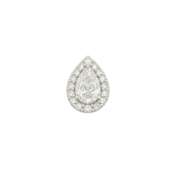 PINGENTE GOTA ZIRCÔNIA CRISTAL PRATA 925 - My Prata Joias