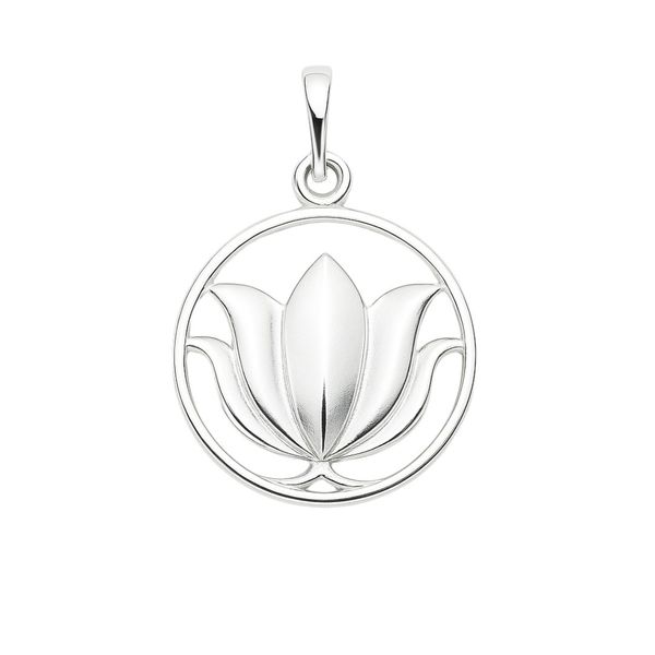 PINGENTE FLOR DE LÓTUS PRATA 925 - My Prata Joias