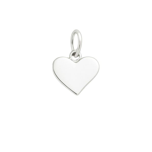 PINGENTE CORAÇÃO LISO PRATA 925 - My Prata Joias