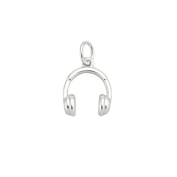 PINGENTE FONE DE OUVIDO LISO PRATA 925 - My Prata Joias