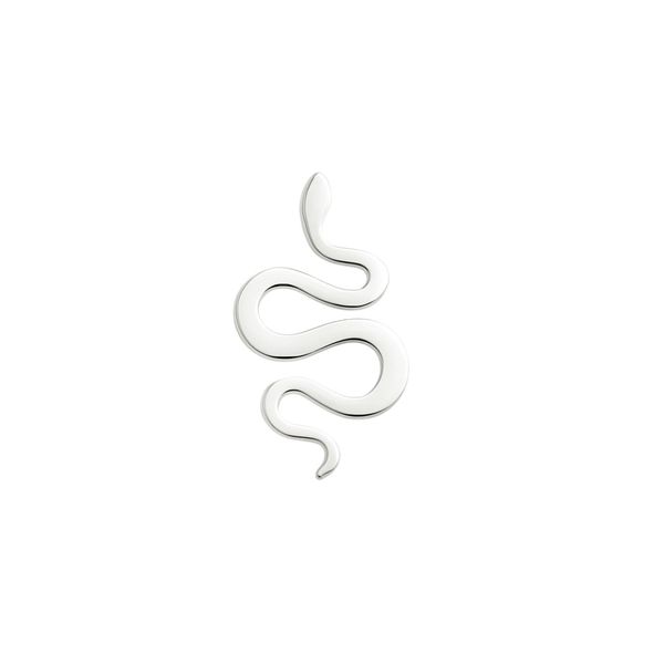 PINGENTE COBRA LISO PRATA 925 - My Prata Joias