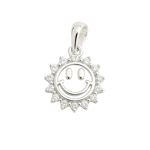 PINGENTE SOL ZIRCÔNIA CRISTAL PRATA 925 - My Prata Joias