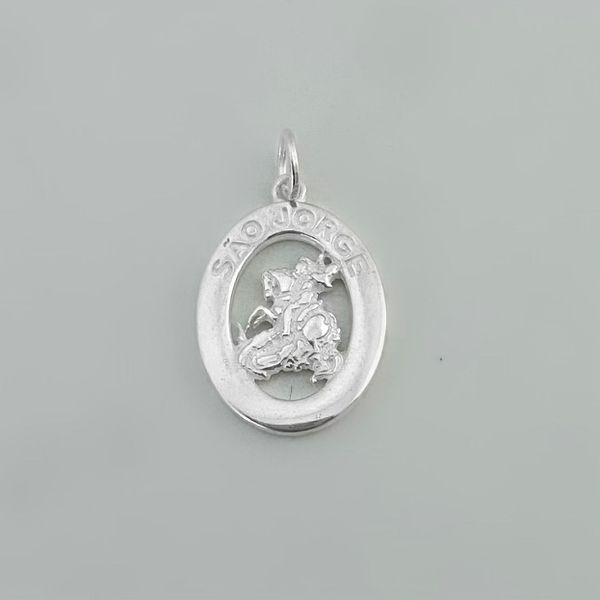 PINGENTE SÃO JORGE - My Prata Joias