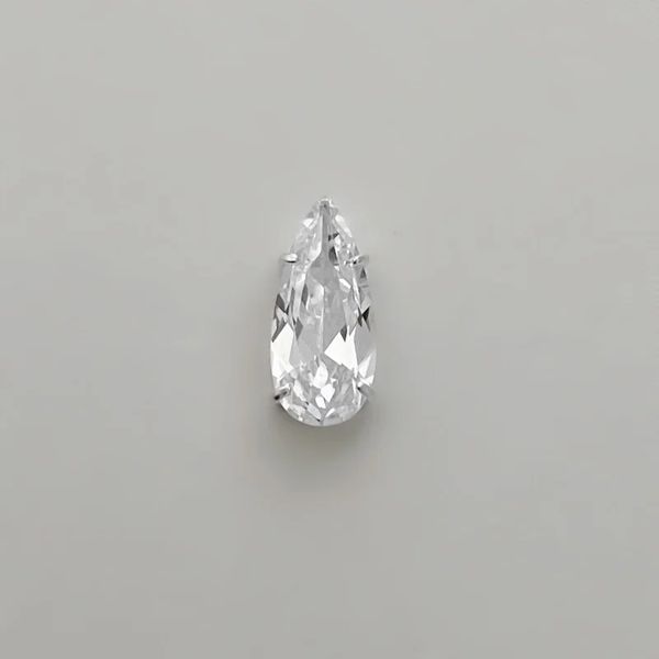 PINGENTE GOTA ZIRCÔNIA CRISTAL PRATA 925 - My Prata Joias