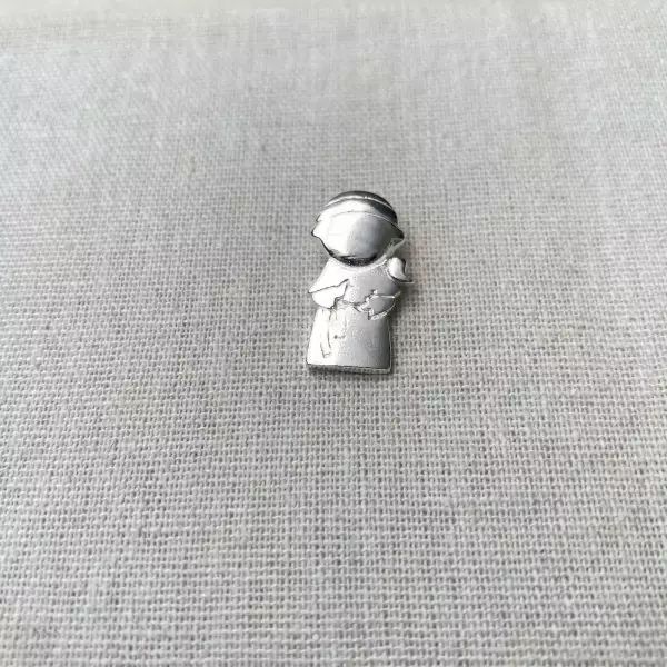 PINGENTE SÃO FRANCISCO PRATA 925 - My Prata Joias