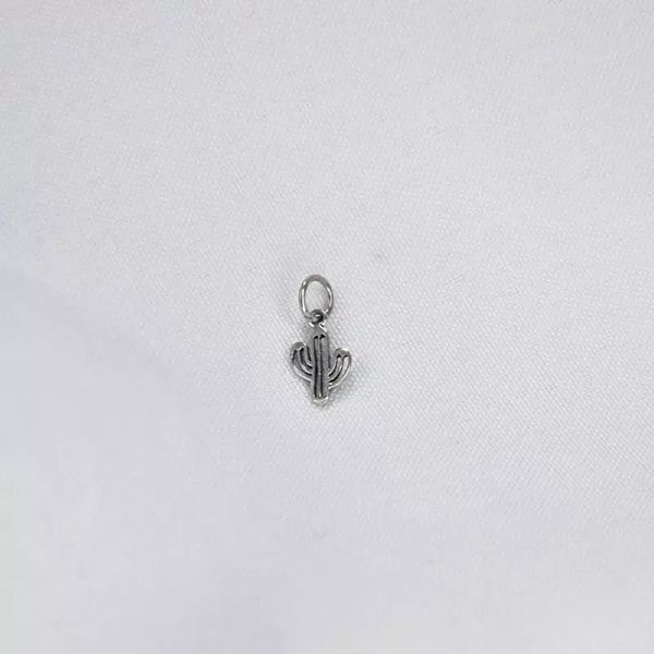 PINGENTE CACTO INDIANO PRATA 925 - My Prata Joias