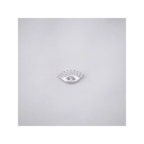 PINGENTE OLHO GREGO ZIRCÔNIA CRISTAL PRATA 925 - My Prata Joias