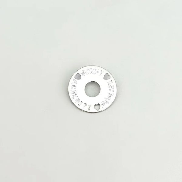 PINGENTE REDONDO REALIZE SONHE ACREDITE PRATA 925 - My Prata Joias