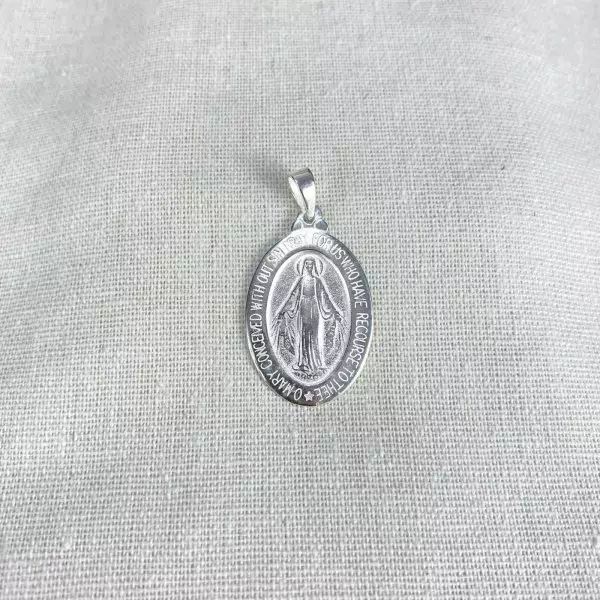 PINGENTE NOSSA SENHORA PRATA 925 - My Prata Joias