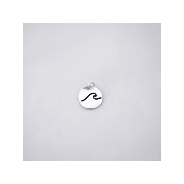 PINGENTE MEDALHA POR DO SOL PRATA 925 - My Prata Joias