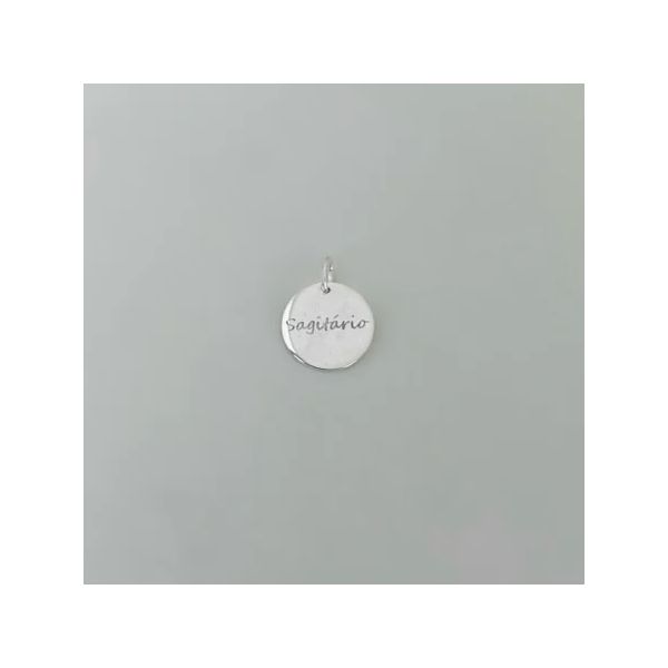 PINGENTE SIGNO SAGITÁRIO CONSTELAÇÃO NO VERSO PRAT... - My Prata Joias