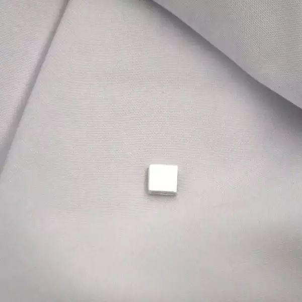 PINGENTE QUADRADO LISO PRATA 925 - My Prata Joias