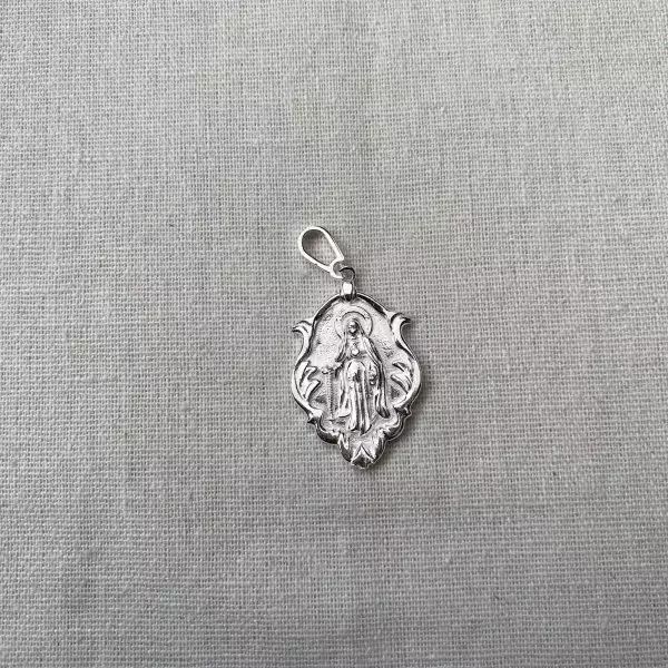 PINGENTE NOSSA SENHORA DE FÁTIMA PRATA 925 - My Prata Joias