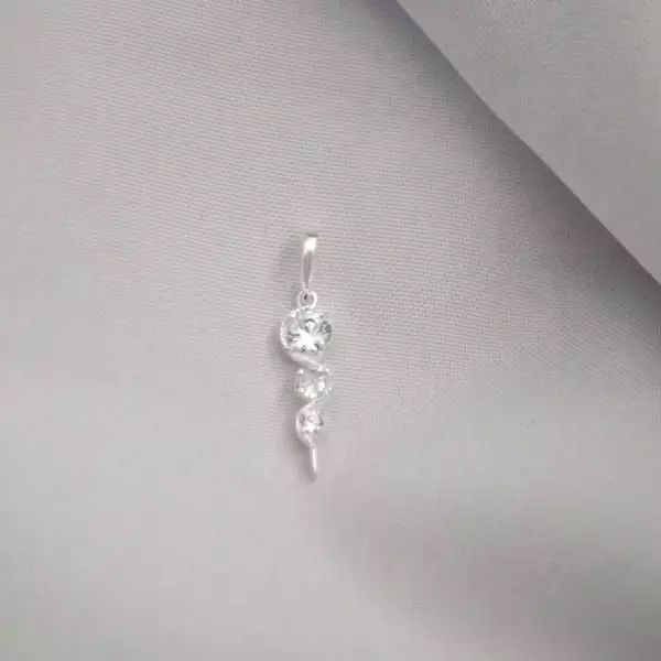 PINGENTE ZIRCÔNIA CRISTAL PRATA 925 - My Prata Joias