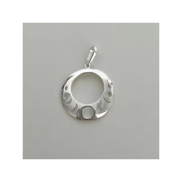 PINGENTE LUA PRATA 925 - My Prata Joias