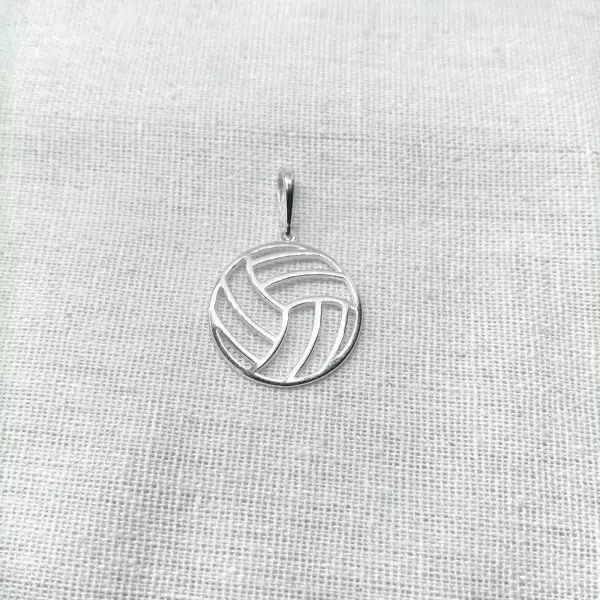 PINGENTE BOLA DE VÔLEI PRATA 925 - My Prata Joias