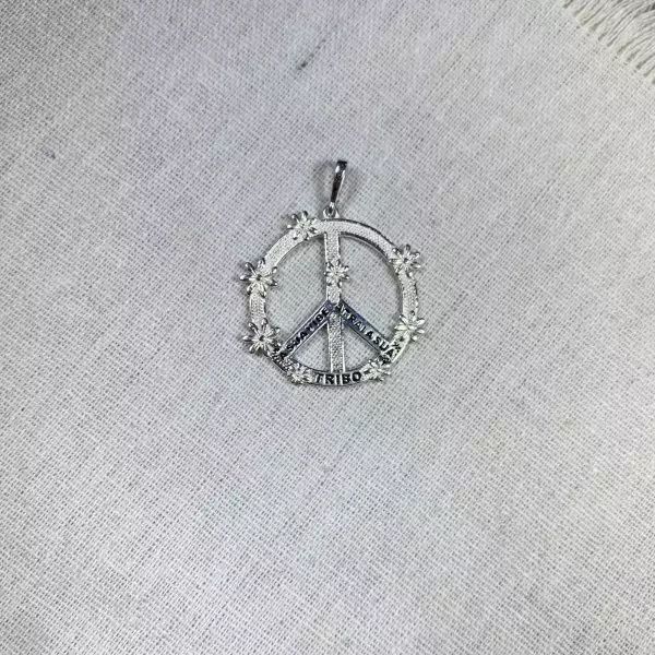 PINGENTE SÍMBOLO DA PAZ A SUA VIBE ATRAI A SUA TRI... - My Prata Joias