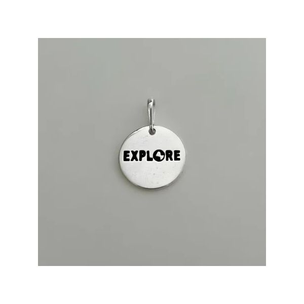 PINGENTE EXPLORE PRATA 925 - My Prata Joias