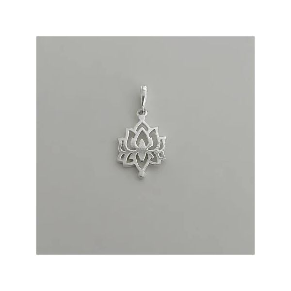 PINGENTE FLOR DE LÓTUS PRATA 925 - My Prata Joias