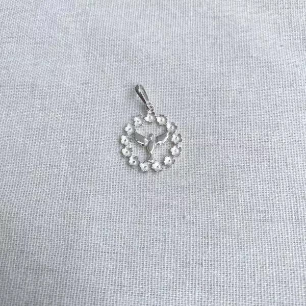 PINGENTE ESPÍRITO SANTO PRATA 925 - My Prata Joias