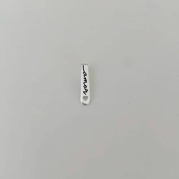 PINGENTE AMOR CORAÇÃO VAZADO PRATA 925 - My Prata Joias