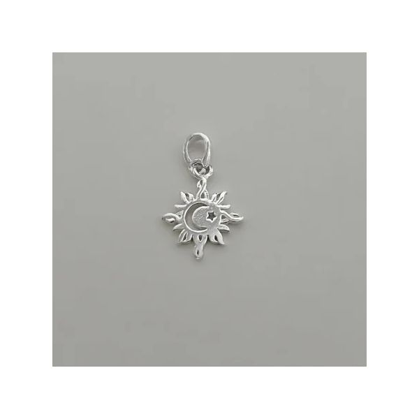 PINGENTE SOL E LUA PRATA 925 - My Prata Joias