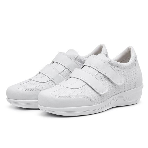 Tênis Feminino Ortopédico Anatômica Conforto Branco