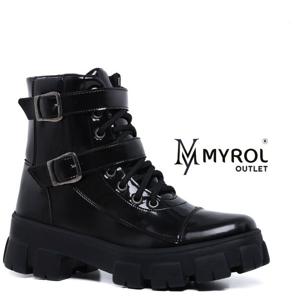 Bota Coturno Blogueira Rock Life Duas Fivelas Sola Tratorada 