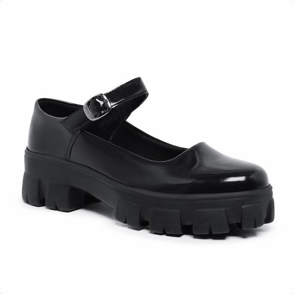 Sapato Boneca Feminino Plataforma Sandalia Mary Jane Tratorado