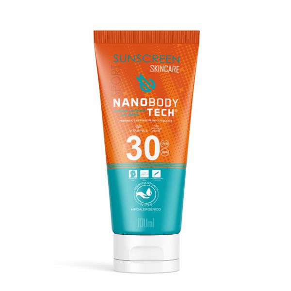 Creme Sunscreen 30 FPS 100ml - NanoBodyTech