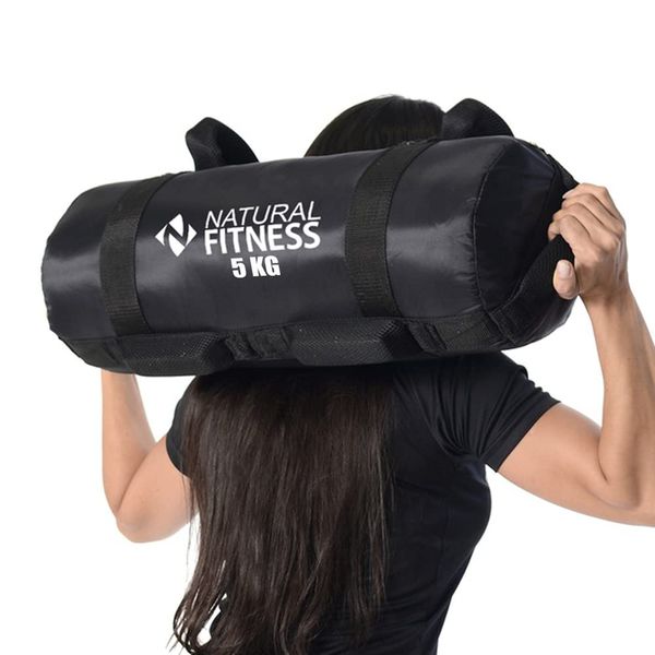 Power Bag Fitness 5Kg Naturalfitness com Alças Ergonômicas