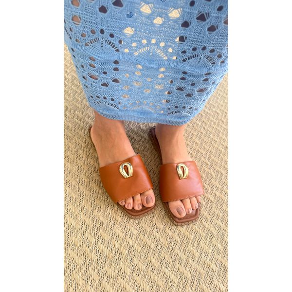 Flat Betina Caramelo 