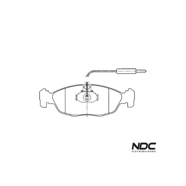 Pastilha Freio Peugeot 106 1.4 ( Abs ) 95/Peugeot 106 1.6