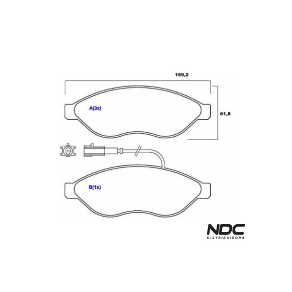 N47591SYL - SYL1337 PASTILHA FREIO