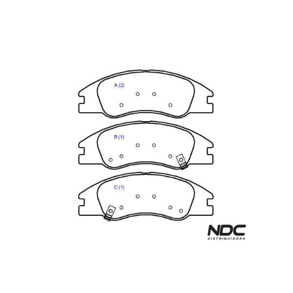 Pastilha Freio Cerato 1.6 Aut.-1.6 Mec.-2.0 Aut.-Tds 16V 06